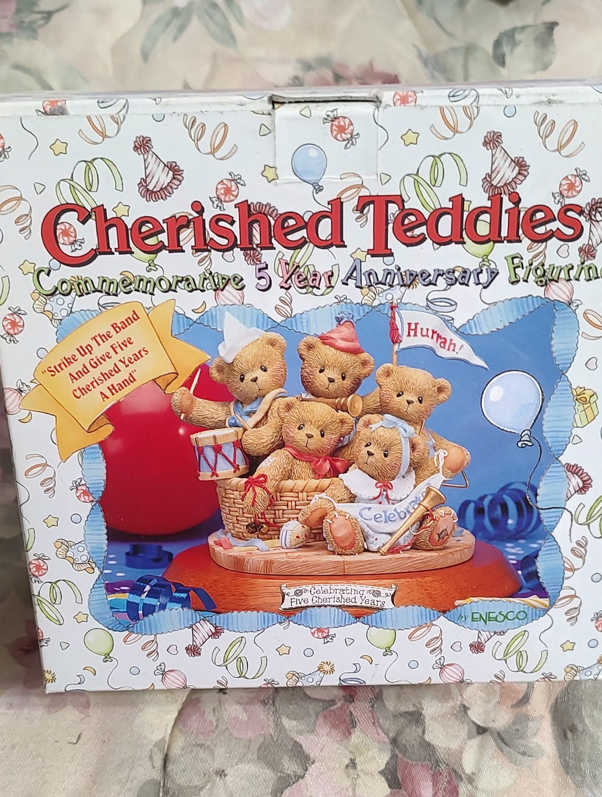 Cherished Teddies anniversary figurine. 1996/97