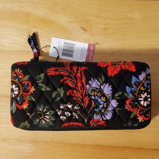 Vera Bradley Venetian Paisley Large Travel Pill Case