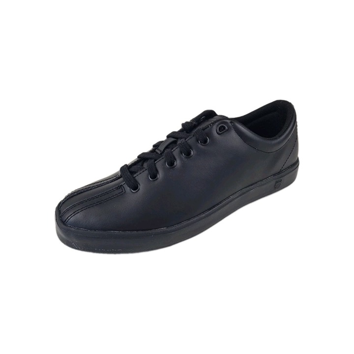 K-Swiss Classics Clean Low Shoes Sneakers Black Sz 6 Boys = 7.5 W