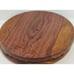 Vintage Large Handmade Carved Rosewood Collapsible Basket
