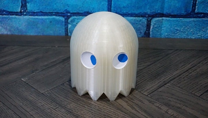 Large PacMan Multicolor Light up 3D Printed Figure