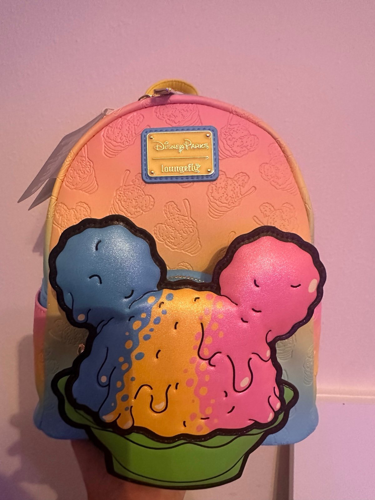 Disney Parks Mickey Mouse Shaved Ice Loungefly Mini Backpack