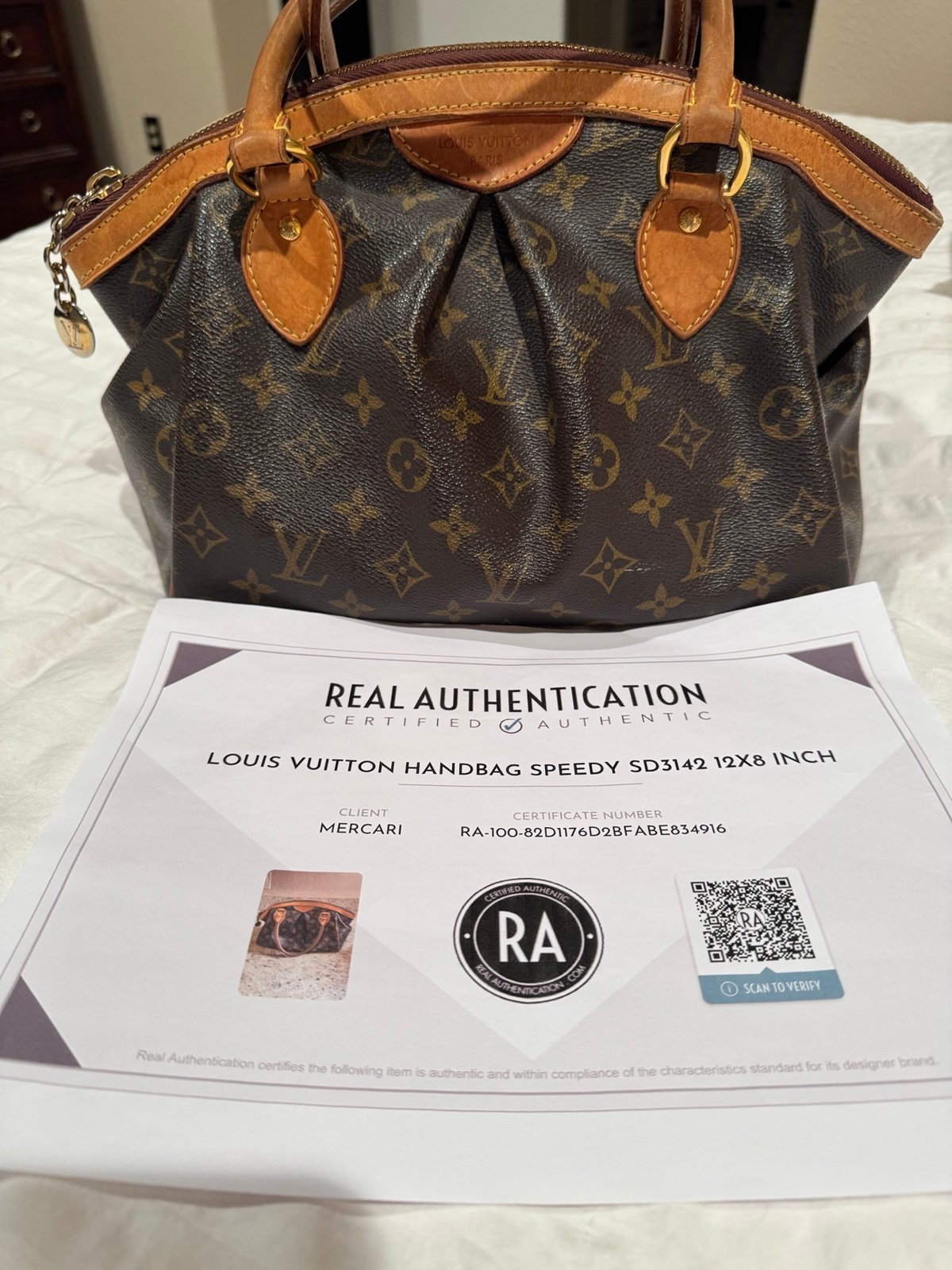 AUTHENTIC LOUIS VUITTON MONOGRAM TIVOLI PM