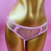 pink mesh Lingerie Set