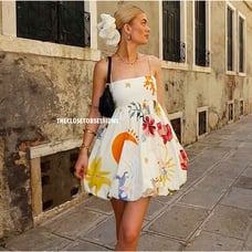 ZARA BLOGGER FAVE!!! Balloon Hem Short Dress NWT (L)