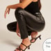 Abercrombie And Fitch Vegan Black Leather Pants The Skinny High Rise Curve Love
