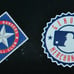 VINTAGE TEXAS RANGERS LOGO POSTER 1994