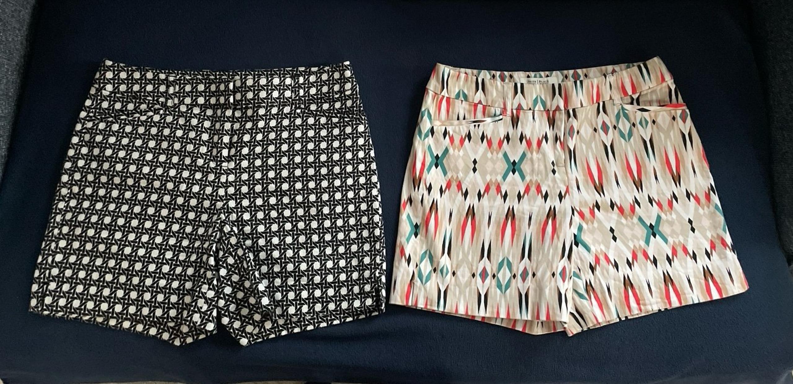 Two WHITE HOUSE BLACK MARKET woman’s shorts sz 0