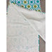 Cotton Tablecloth Runner Moroccan Style Made In India Blue Green Fringe Jabara