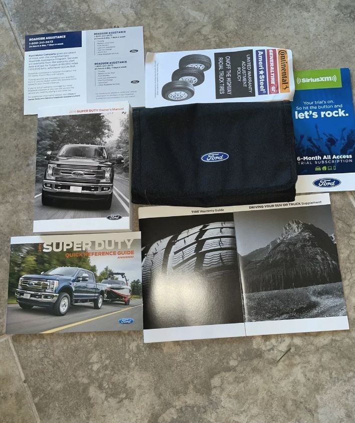 2019 Ford F250 F350 DIESEL OWNER'S MANUAL