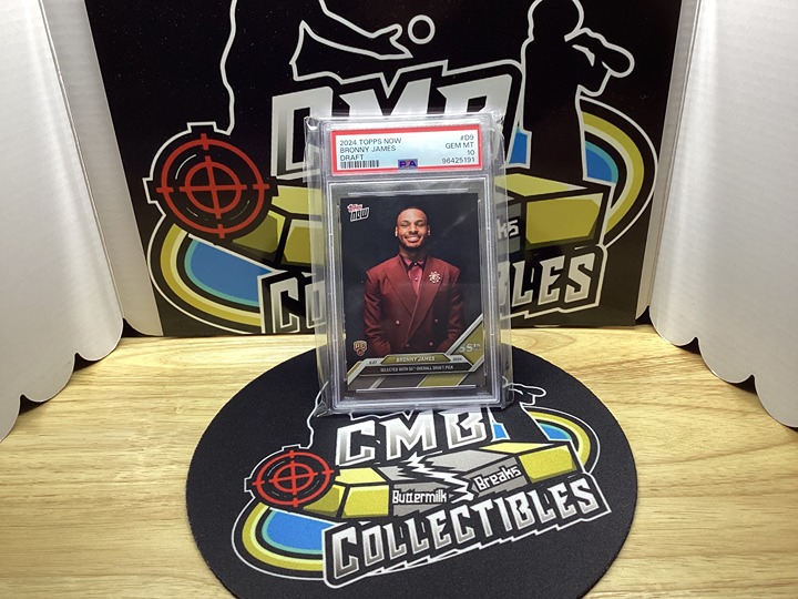 2024 TOPPS NOW Bronny James #D9 PSA Grade 10 Mint Condition! (see description)
