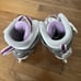 Bladerunner by Rollerblade Micro Ice Girls Adjustable Ice Skates 12J-2, White/Pi