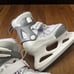 Bladerunner by Rollerblade Micro Ice Girls Adjustable Ice Skates 12J-2, White/Pi