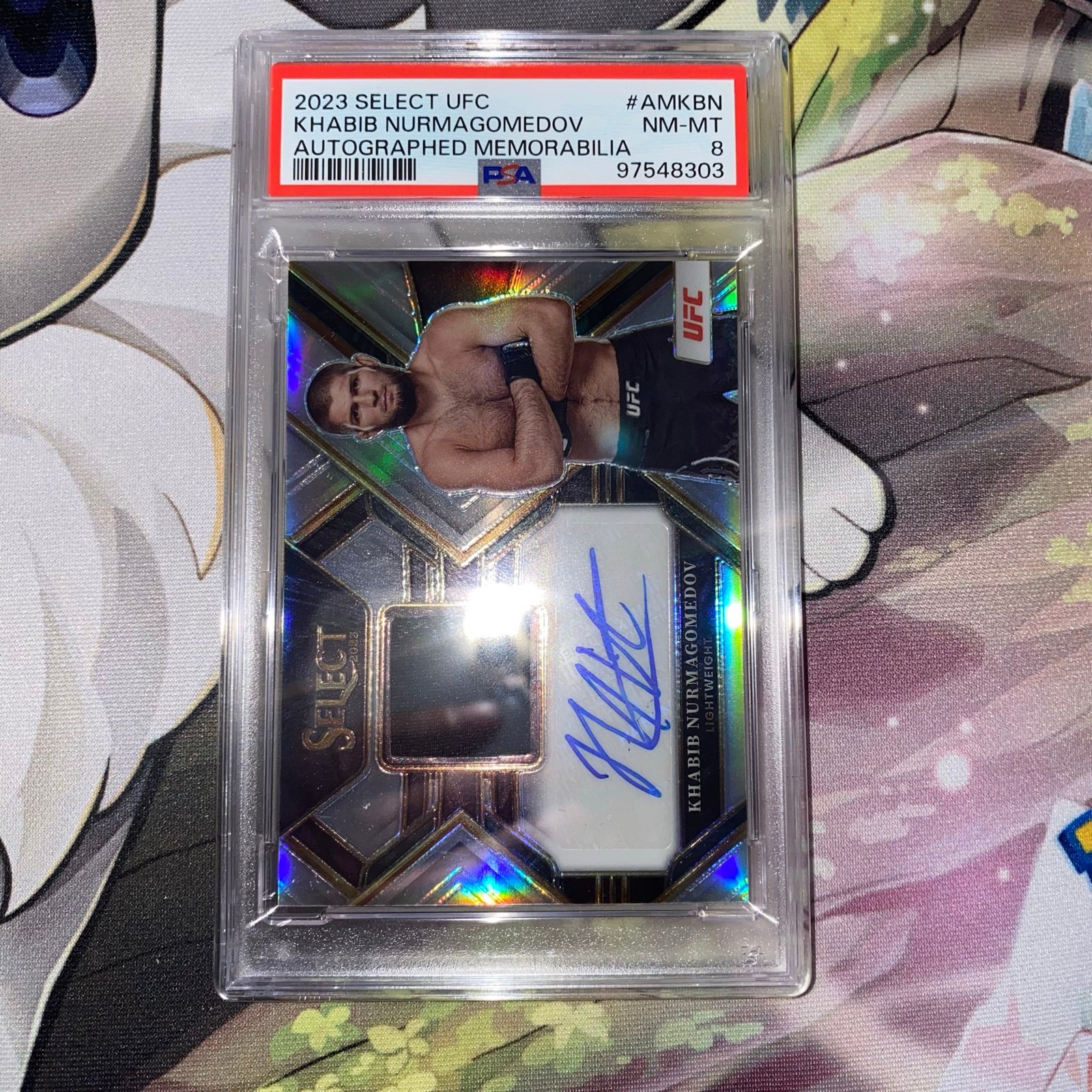 2023 Panini Select UFC Khabib Nurmagomedov Patch Autograph /49 Auto