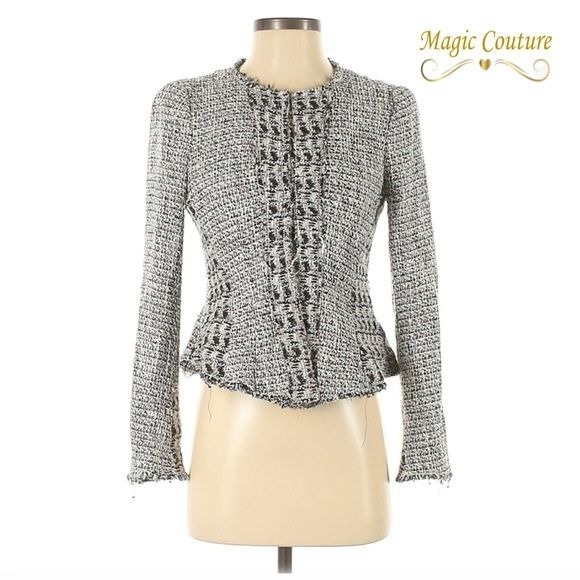 Rebecca Taylor Tweed Knit Blazer