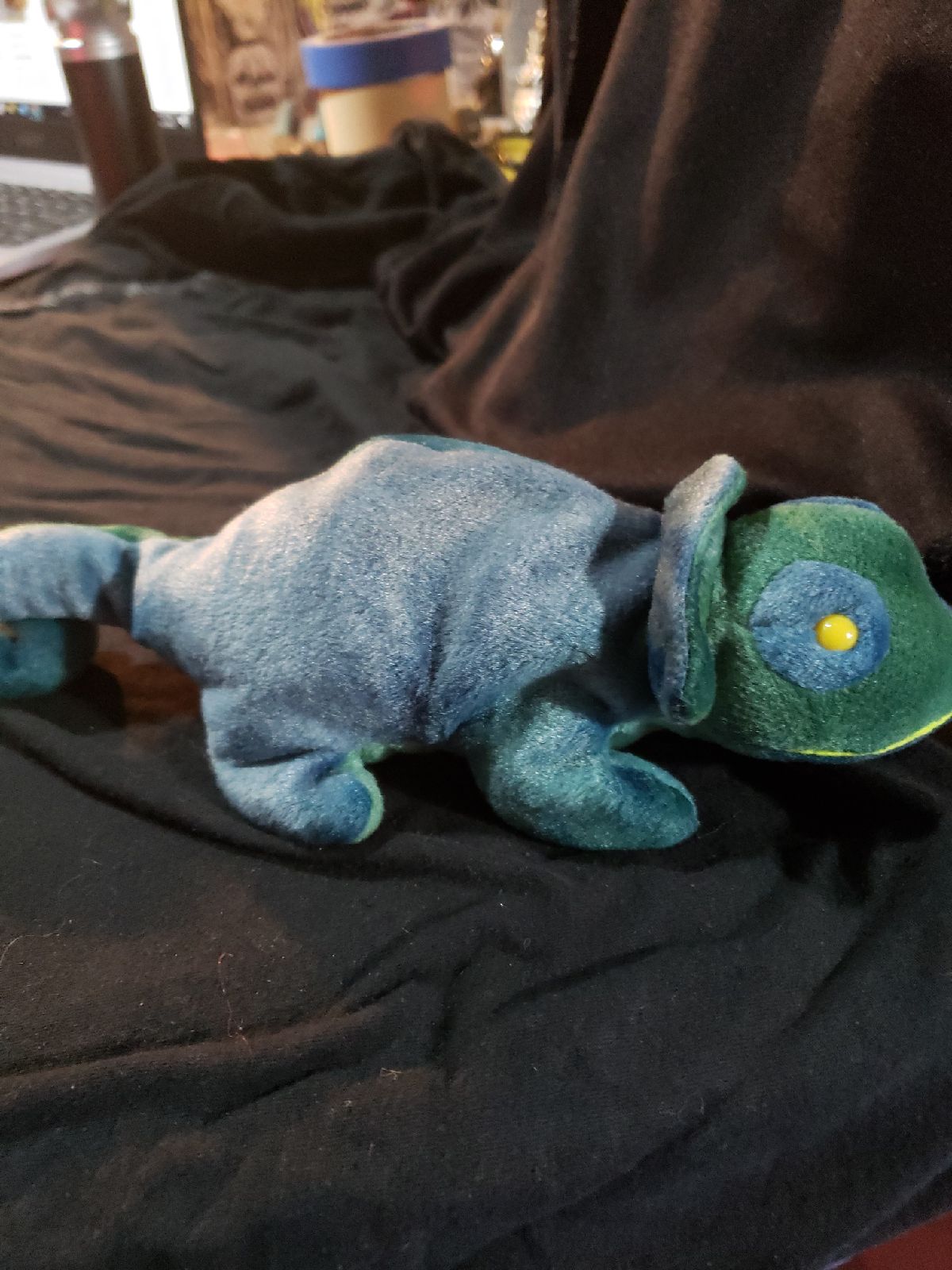 Ty Beanie Babies Rainbow The Chameleon