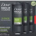 Dove Men+Care Extra Fresh Body Wash, 3 pk./18 oz.