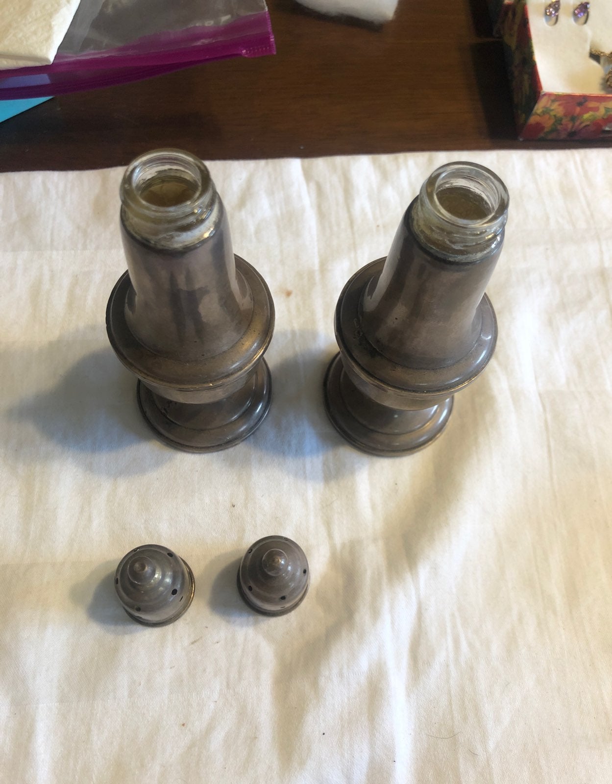 Sterling salt & pepper