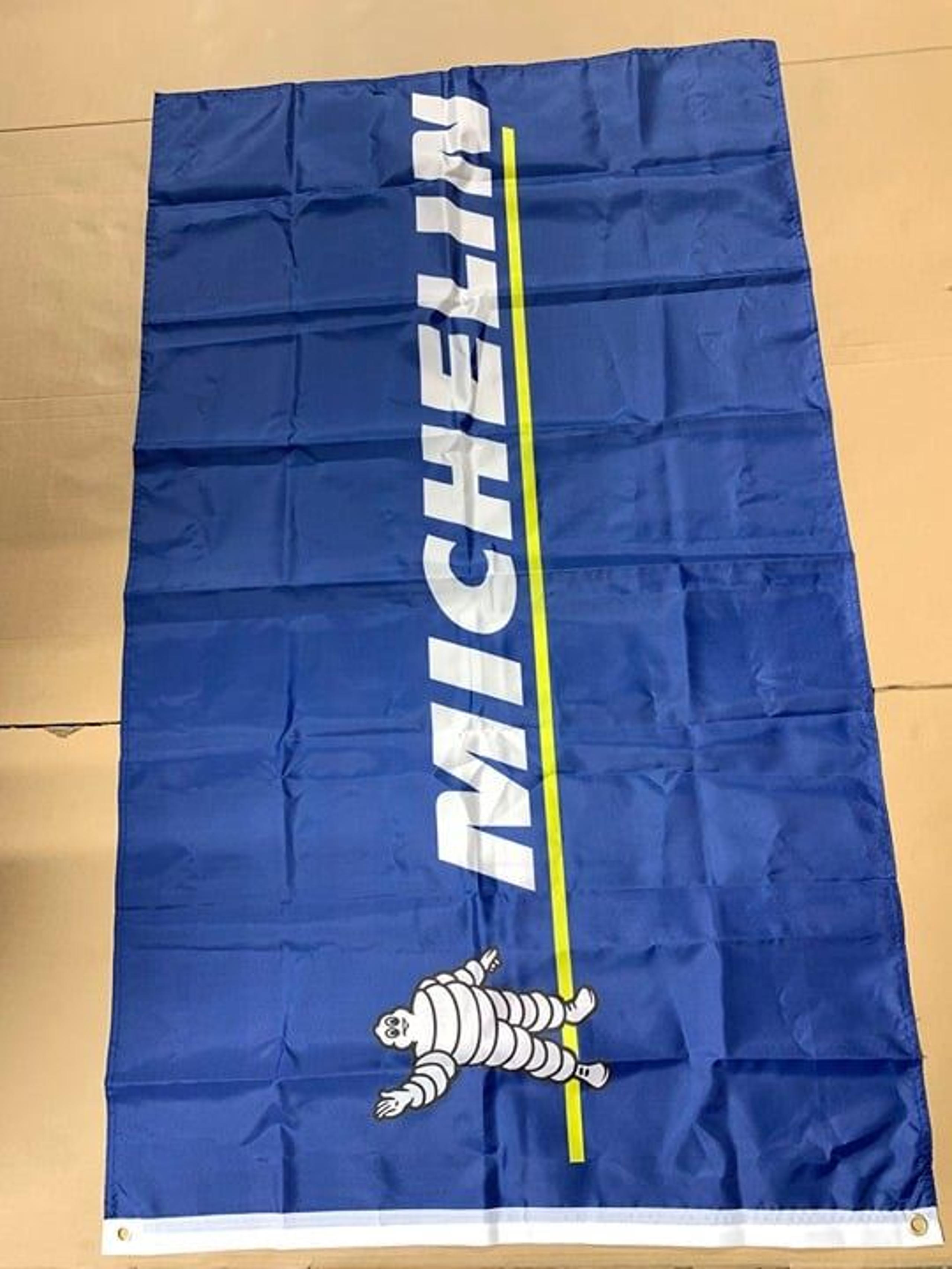 Michelin Banner Flag 3x5ft 90x150cm Poly Garage Shop Wall Decor