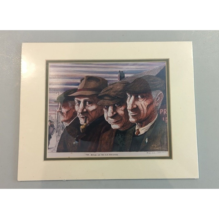Brian Mor O’Baoigill (1939-2012) The Boys Of The Old Brigade Colorized Print