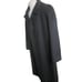 Charcoal Gray 100% Cashmere Long Coat Men's 46 Emidio Tucci England XL
