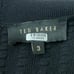 Ted Baker Dress Womens Sze 3 Medium Black Sharnn Mini Stitch Knit Skater Preppy