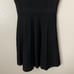 Ted Baker Dress Womens Sze 3 Medium Black Sharnn Mini Stitch Knit Skater Preppy