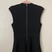 Ted Baker Dress Womens Sze 3 Medium Black Sharnn Mini Stitch Knit Skater Preppy