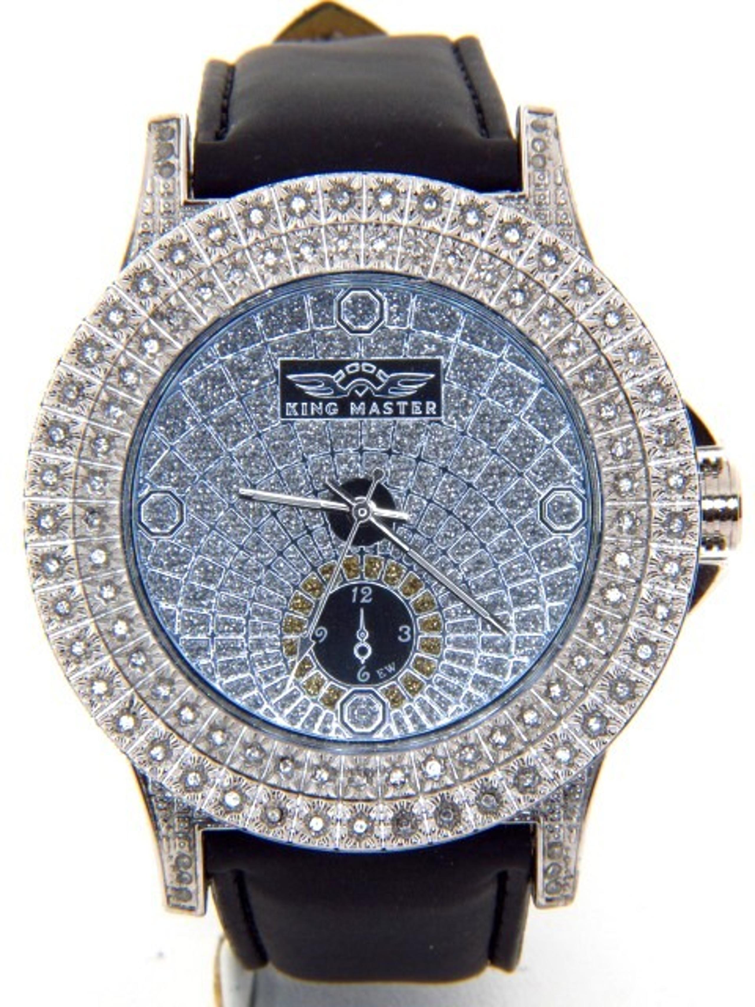KING MASTER 142MBL 164 CZ STONE WATCH