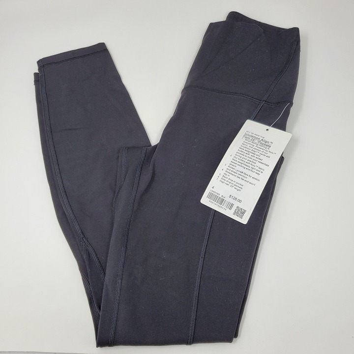 Lululemon new align pant with pockets black 25 size 4