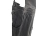 NWT William Rast 30 Black Faux Leather Overall Pants Front Zip Pocket Adjustable