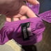 Purple triangl swimsuit