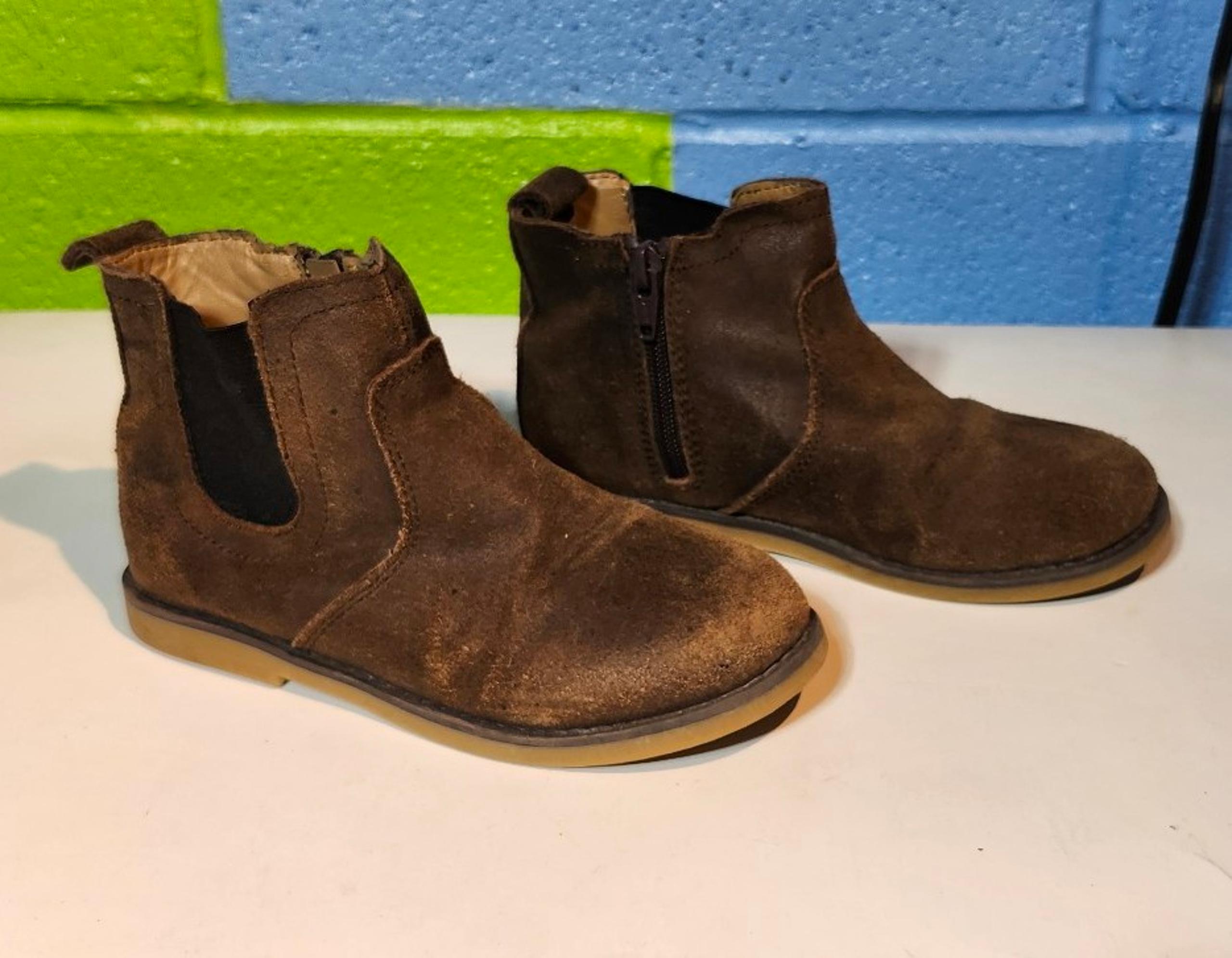 Kids / Boys brown leather shoes size - 12 - Cat & Jack