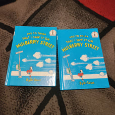 Dr. Seuss And To Think That I Saw It On Mulberry Street Book