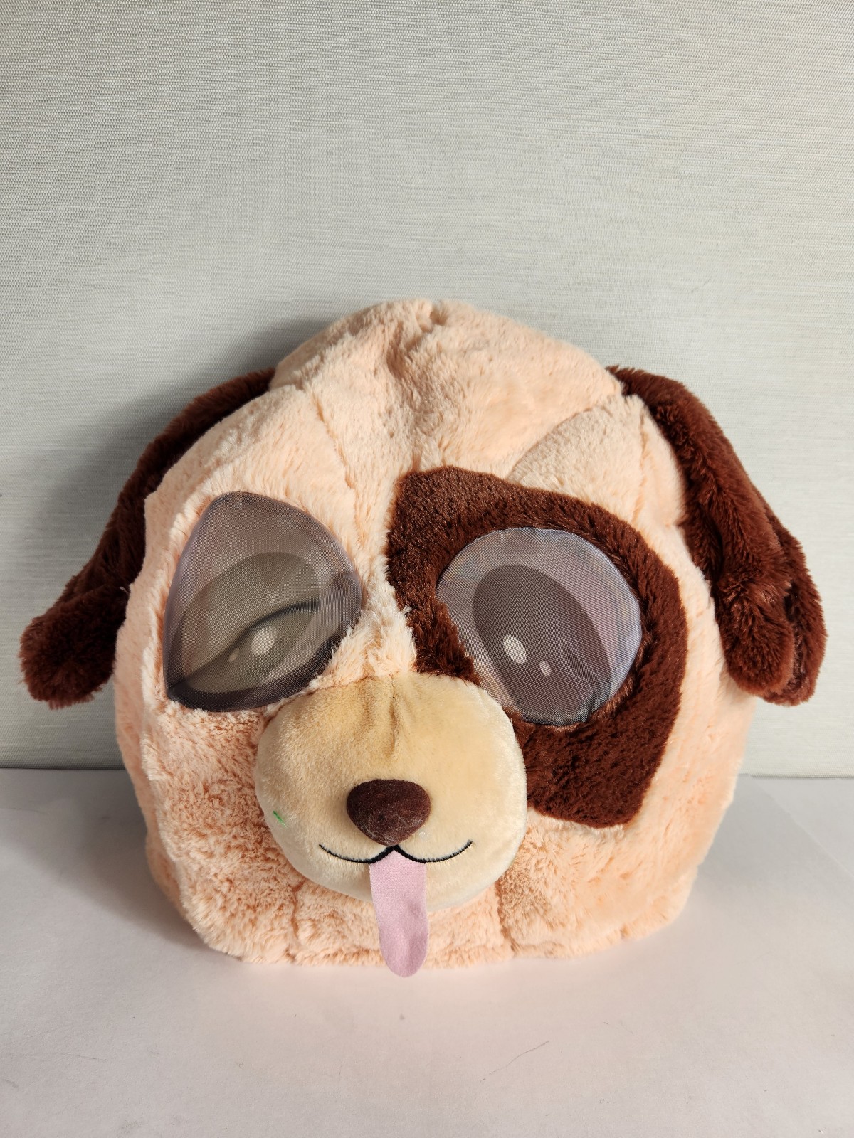 Bee Happy Giant Plush Mask Dog. NWT. 2021