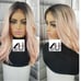 Celebrity pinkgold rose ombre wavy lace