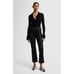 NWT 7 for all mankind High Waist Slim Kick Jeans in Coated Black Size 32