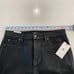 NWT 7 for all mankind High Waist Slim Kick Jeans in Coated Black Size 32