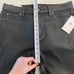 NWT 7 for all mankind High Waist Slim Kick Jeans in Coated Black Size 32