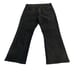 NWT 7 for all mankind High Waist Slim Kick Jeans in Coated Black Size 32