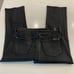 NWT 7 for all mankind High Waist Slim Kick Jeans in Coated Black Size 32
