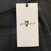 NWT 7 for all mankind High Waist Slim Kick Jeans in Coated Black Size 32