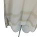 Free People Split Back Lace Scoop Neck Striped Sheer Shirt Sweater Size S Beige
