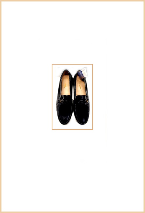 Rare/Unique Genuine High Grain Top Grade Leather Black Spanish Shoes