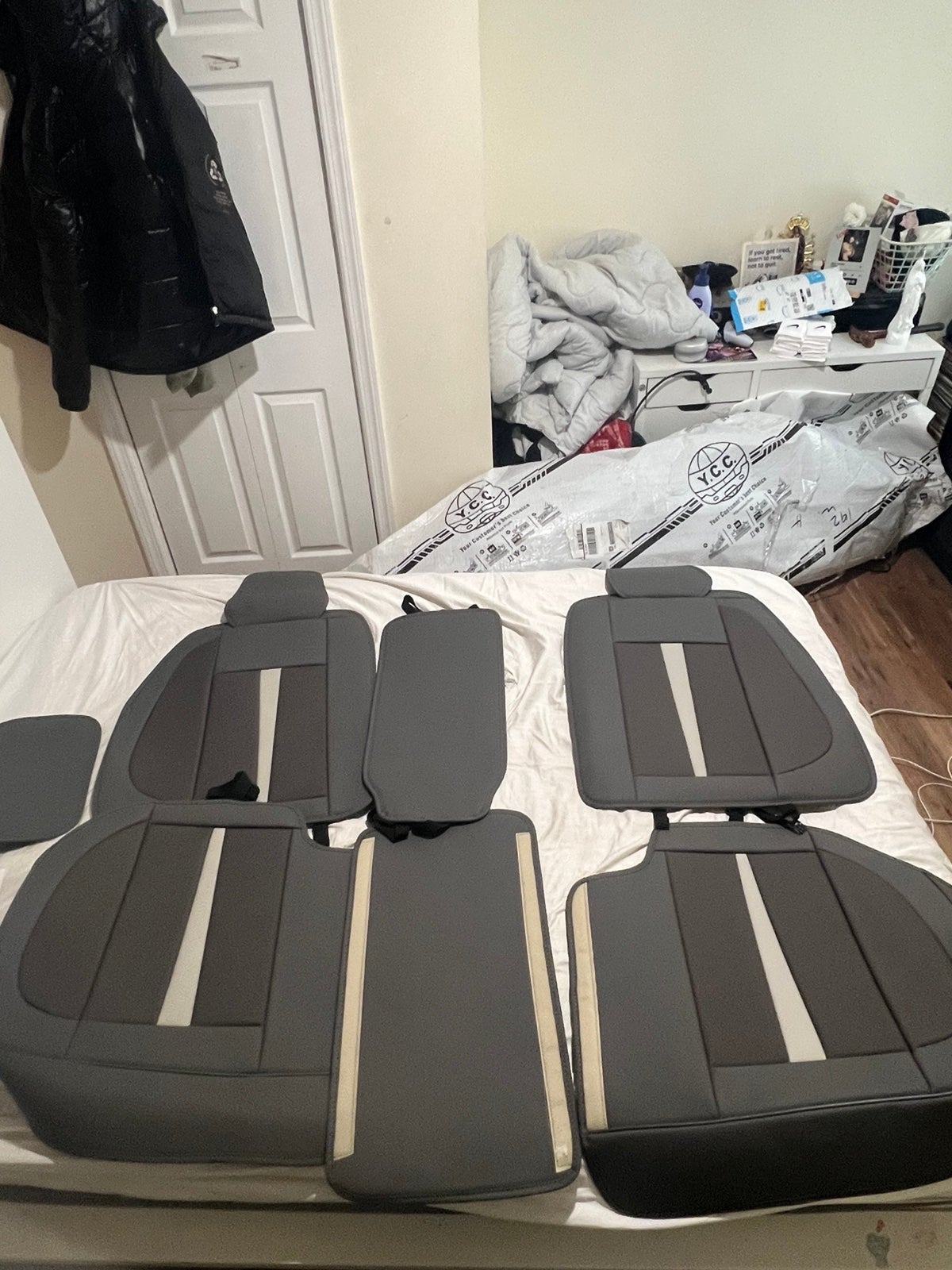 Leather car seat covers