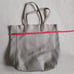 Cuyana Classic Unstructured Leather Pebbled Tote Purse Taupe Minimalist Everyday