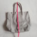 Cuyana Classic Unstructured Leather Pebbled Tote Purse Taupe Minimalist Everyday