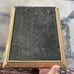 vintage double Tabletop Standing Or Hanging / brass photo frame holder