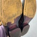 Mark Nason Mens 10.5 Brown Leather Loafers Square Toe Cross Emblem