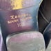 Mark Nason Mens 10.5 Brown Leather Loafers Square Toe Cross Emblem